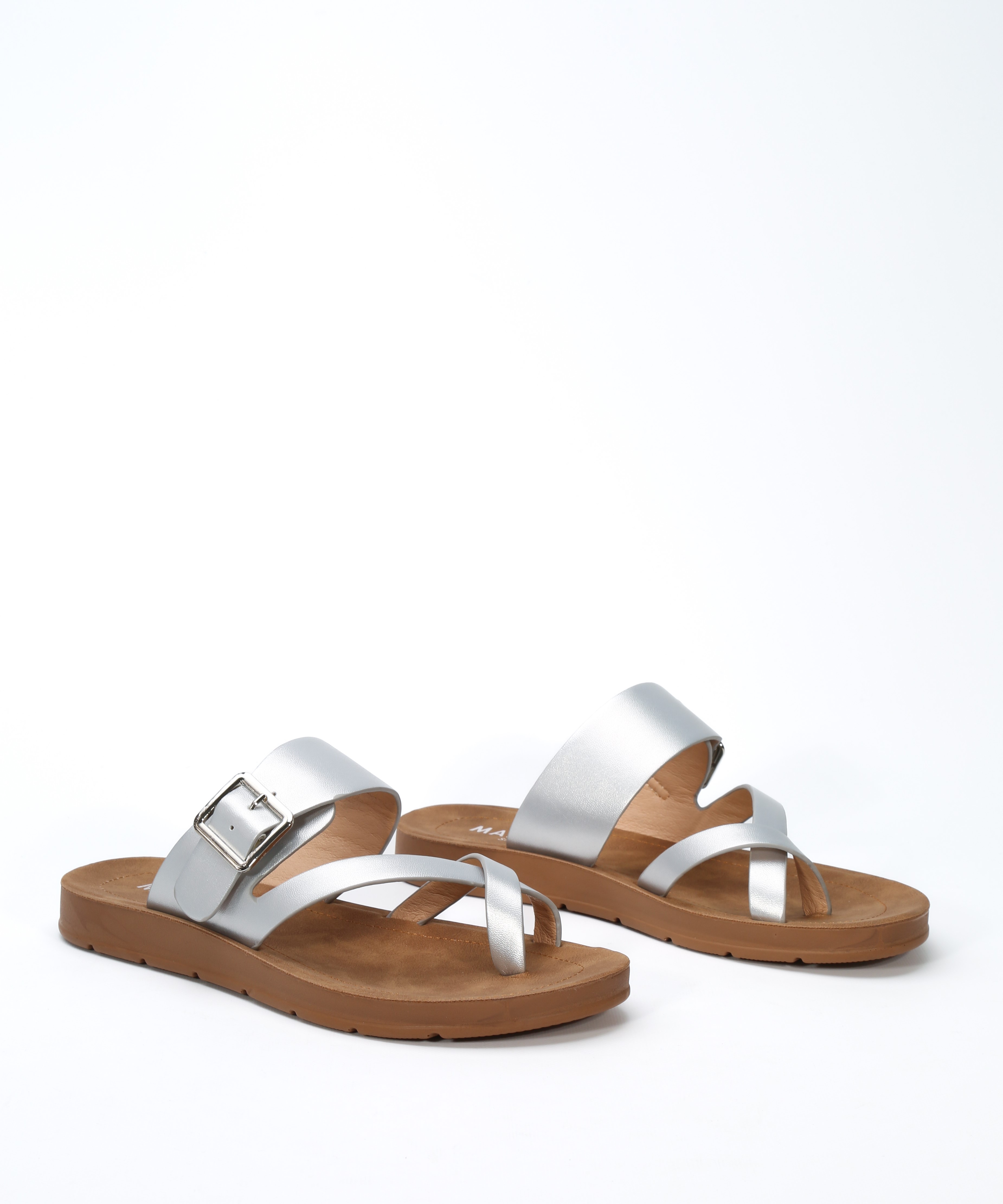 Sandalias planas hebilla image number null